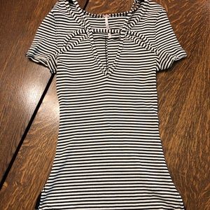 Free People Cut-Out shirt